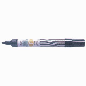 Pilot SCA-F Permanent Marker, Bullet Point, 1mm, Black, Each Each