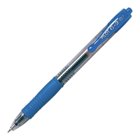 PENS PILOT GEL INK RETRACT. G2BLU O.7MM 12/BX Box