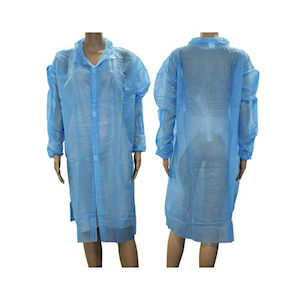 Livingstone Disposable Laboratory Gown/Dust Coat without Pocket