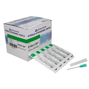 Out of Date,LIV Hypodermic Needle, 21 Gauge x 1.25 Inches, 32mm, 100/Box,Original Unopened Condition, Price Discounted, While Stocks last Box