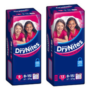 Huggies Dry Nites 8-15 Years Girl, 13/Pk Pack