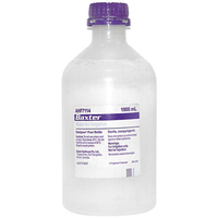 Baxter Water for Irrigation, 1 Litre Bottle, 10/Carton (AHF7114) Carton