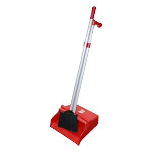 Edco Contractor Lobby Pan Set, 300(W) x 275(D) x 820(H) mm, Red, 6 Pieces/Carton Each