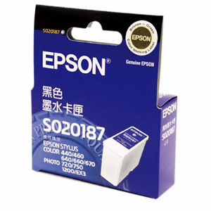 Epson Inkjet Stylus 440/640/1200/ 460/660 Bk Ea Each