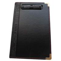 Esselte Supertuff Clipboard Folder, with Cover, Foolscap, PVC, Black, Each