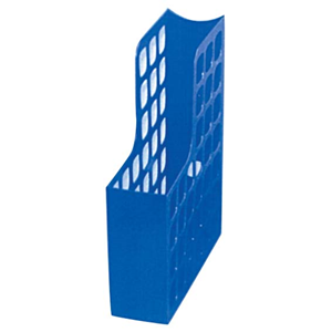 Esselte Boxer Magazine File, A4, W:80mm D:250mm H:325mm, 70mm Capacity, Recyclable Polystyrene, Lattice Design, High Gloss, Beige, Each Each