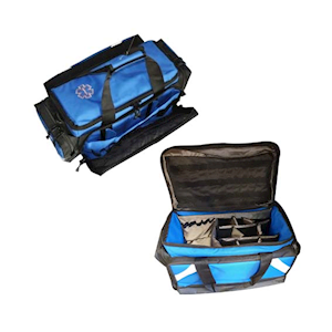 Medsource First Aid Empty Trauma Bag, Large, 55 x 27 x 28cm, Royal Blue, Each Each