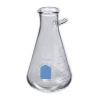 Buchner Filter Flask, 250ml, Conical, 24/29 Socket, with Hose Connector, Borosilicate Glass, Each Each