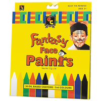EC PAINT CRAYONS 5 X 6 COLOURS30/PK Pack