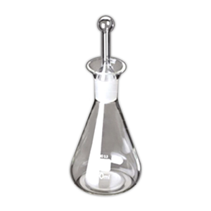 Lincon Iodine Determination Flask, 250mL, Socket 24/29, with Stopper, Borosilicate Glass, Each Each