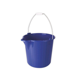 Oates General Cleaning Bucket, Round, Blue, 12 Litre, Each