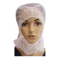 Livingstone Disposable Space Caps Balaclava Hood, Nonwoven, 20GSM SSP, White, 100/Pack, 1,000/Carton Carton