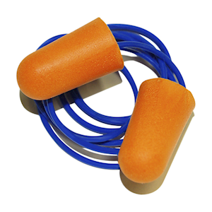 Howard Leight Supra-Aural Hygienic Banded Earplugs, Orange, 10/Box Box
