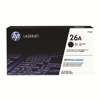 HP Laserjet Cartridge Toner 26A (CF226A) for M402, Black, Each Each