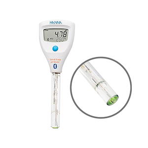 Hanna Instruments HALO2 Wireless pH Meter for Skin & Scalp, Each Each