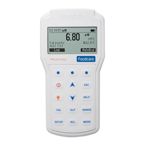 Hanna Professional Portable Milk pH Meter, Each Each