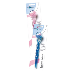H&W Tong-Clin De Luxe Tongue Cleaner Blue Ea Each
