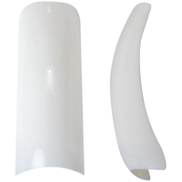 Hawley Nail Tips-Curved French White Size#10 50pieces/pack Pack