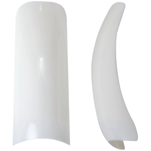 Hawley Nail Tips-Curved French White Size#10 50pieces/pack Pack