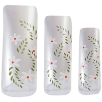 HAWLEY TIPS AIR BRUSHED W PEARL,SMALL W FLOWERS & LEAVES- 70 Pack