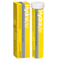 Hydralyte Effervescent Electrolyte Tablets, Tropical Flavour, 20 Tablets/Box Box