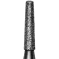 Intensiv 117 Diamond Burs, Taper Fissure, ISO 172524 #16, Friction Grip, Medium, Each Each