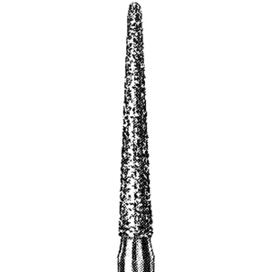 Intensiv 236GS Diamond Burs, Domed Taper Fissure, ISO 199514 #18, Friction Grip, Fine, Each Each