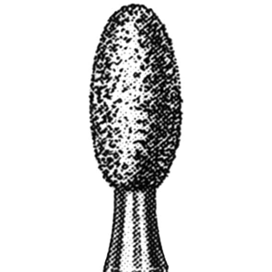 Intensiv 257 Diamond Burs, Flame Ball, ISO 277524 #18, Friction Grip, Medium, Each Each