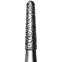 Intensiv D16 Diamond Burs, Domed Taper Fissure, ISO 197524 #12, Friction Grip, Medium, Each Each