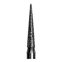 Intensiv D2 Diamond Burs, Needle Point, ISO 165524 #11, Friction Grip, Medium, Each Each