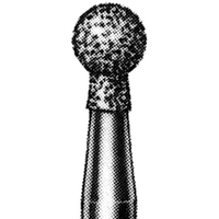 Intensiv M300S Diamond Burs, Round Mini, ISO 2524 #9, Friction Grip, Medium, Each Each