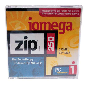 Zip Disk Ibm/dos Format Iomega 250mb Each Each