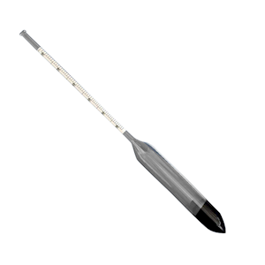 Carlton Density Hydrometer, 1.600 to 1.700, 0.002 at 20degC, 250mm, Glass, Each Each