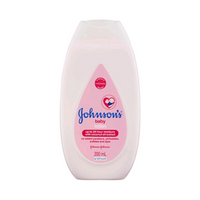 Johnson's Baby Lotion Moisturiser, 200ml Bottle, 48/Carton Carton