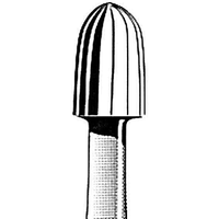 Jet 7408 Tungsten Carbide Burs, Trim and Finishing, Egg Friction Grip, 023, Each Each