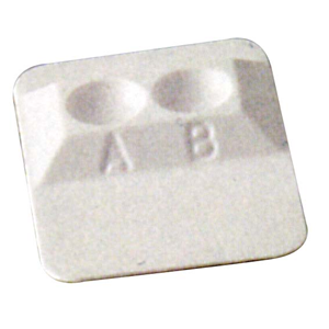 Mixing Wells, 2 Hole, Disposable, 100/Pack Pack