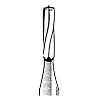 Jet 257 Tungsten Carbide Burs, Straight Side Long, Friction Grip, 010, Each Each