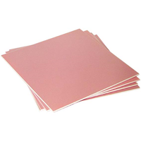 Base Plate Mat Pink 5x5in X .060in 25/bx Box