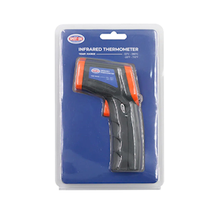 KH Spot On Infrared Thermometer, -32degC to 380degC Temperature Range, 92.8 x 37 x 132.8mm, Orange and Black, Each