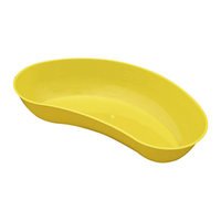 Livingstone Kidney Dish Tray 230mm, Graduated 700ml, Yellow, Autoclavable Recyclable Plastic, Each