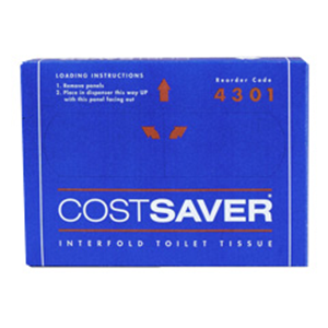 Kimberly-Clark Interfold Toilet Tissues, 1-Ply, 17.5 x 11.5cm, White, 200 Sheets/Pack, 72 Packs/Carton Carton