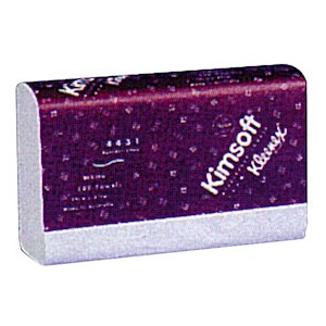 KIMSOFT DELUXE LRG TOWELS WHT 19X37CM 100/PK LOOSE PACK ONLY Pack