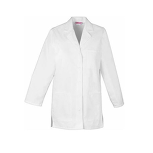 Cotton Laboratory Coat, Small, White, Each Each