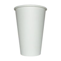 Livingstone Paper Drinking Cups, 473ml or 16oz, White, 50 Pieces/Bag Pack
