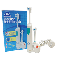 Livingstone Rechargeable Electric Toothbrush, with 2 Brush Heads, Including 1 Interdental Brush in One Kit, Each Each