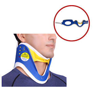 Livingstone Stiff Neck Adult Extrication Cervical Collar, Adjustable, 57 x 20cm, Each Each