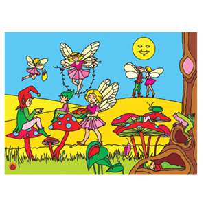 Educational Colours Wooden Tray Puzzle