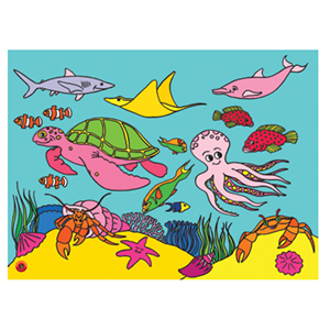 Educational Colours Wooden Tray Puzzle