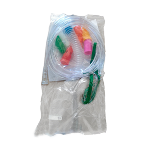 Livingstone AM-2 Venturi Oxygen Mask, with Oxygen Tube/Tubing, Adult, Each Each