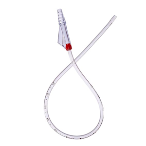 M Devices Suction Catheter, Open Tip, Y Type Control Vent, 560mm, 18FR, Sterile, Red, 50 Pieces/Box